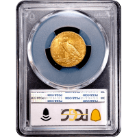 1915 Indian Gold Half Eagle ($5) Reverse Slab Image
