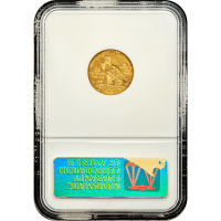 1915 Indian Gold Quarter Eagle ($2.50) Reverse Slab Image