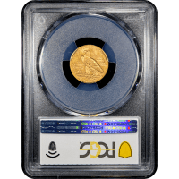 1915 Indian Gold Quarter Eagle ($2.50) Reverse Slab Image