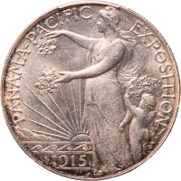1915-S Panama-Pacific Commem Half Dollar (50c) Obverse Image