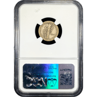 1916-D Mercury Dime (10c) Reverse Slab Image