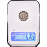 1916-D Mercury Dime (10c) Reverse Slab Image