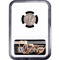 1916-D Mercury Dime (10c) Reverse Slab Image