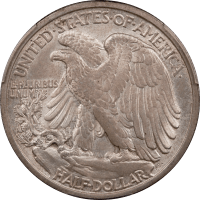 1916-D Walking Liberty Half (50c) Reverse Image