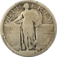 1916 Standing Liberty Quarter (25c) Obverse Image