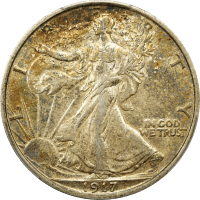 1917-D Reverse Walking Liberty Half Dollar (50c) Obverse Image
