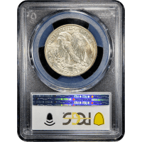 1917-D Reverse Walking Liberty Half Dollar (50c) Reverse Slab Image