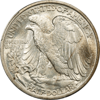 1917-D Reverse Walking Liberty Half Dollar (50c) Reverse Image