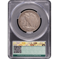 1917-S Obverse Walking Liberty Half Dollar (50c) Reverse Slab Image