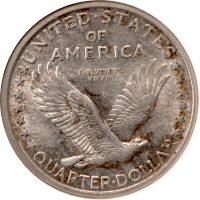 1917-S Type 1 Standing Liberty Quarter (25c) Reverse Image