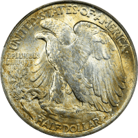 1917 Walking Liberty Half Dollar (50c) Reverse Image