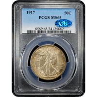 1917 Walking Liberty Half Dollar (50c) Obverse Slab Image