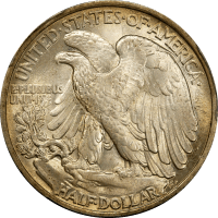 1917 Walking Liberty Half Dollar (50c) Reverse Image