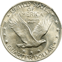 1918 Standing Liberty Quarter (25c) Reverse Image