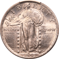 1918 Standing Liberty Quarter (25c) Obverse Image