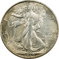 1919-D Walking Liberty Half Dollar (50c) OBVERSE Image