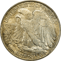 1919-D Walking Liberty Half Dollar (50c) REVERSE Image