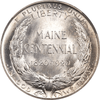 1920 Maine Commemorative Half Dollar (50c) Reverse Image