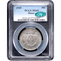 1920 Maine Commemorative Half Dollar (50c) SLAB Image