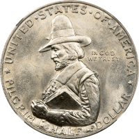 1920 Pilgrim Commemorative Half Dollar (50c) Obverse Image