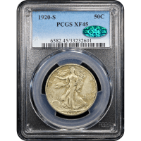 1920-S Walking Liberty Half Dollar (50c) Obverse Slab Image