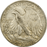 1920-S Walking Liberty Half Dollar (50c) REVERSE Image