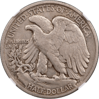 1921-D Walking Liberty Half (50c) Reverse Image