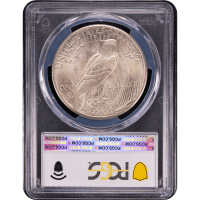 1921 High Relief Peace Dollar ($1) Reverse Slab Image
