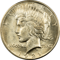 1921 High Relief Peace Dollar ($1) Obverse Image