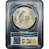 1921 High Relief Peace Dollar ($1) Reverse Slab Image