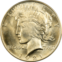 1921 High Relief Peace Dollar ($1) Obverse Image