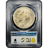 1921 High Relief Peace Dollar ($1) Reverse Slab Image
