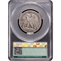 1921-S Walking Liberty Half Dollar (50c) Reverse Slab Image