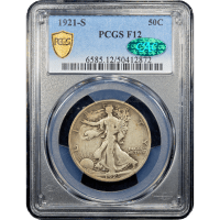 1921-S Walking Liberty Half Dollar (50c) Obverse Slab Image