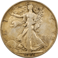 1921-S Walking Liberty Half Dollar (50c) OBVERSE Image
