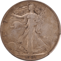 1921-S Walking Liberty Half Dollar (50c) Obverse Image