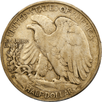 1921-S Walking Liberty Half Dollar (50c) REVERSE Image