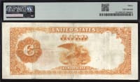 1922 $100 Gold Certificate Reverse Image