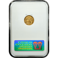 1922 Grant with Star Commem Gold Dollar ($1) SLAB Image