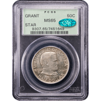 1922 Grant with Star Commemorative Half Dollar (50c) OGH Obverse Slab Image