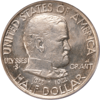 1922 Grant with Star Commemorative Half Dollar (50c) OGH Obverse Image