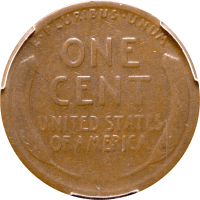 1922 No D Lincoln Cent (1c) Reverse Image
