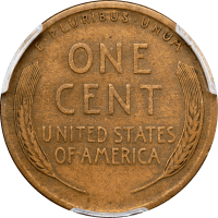 1922 No D Lincoln Cent (1c) Strong Reverse  REVERSE Image