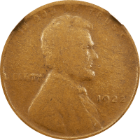 1922 No D Strong Reverse Lincoln Cent (1c) Obverse Image