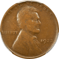 1922 No D Strong Reverse Lincoln Cent (1c) Obverse Image