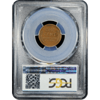 1922 No D Strong Reverse Lincoln Cent (1c) Reverse Slab Image