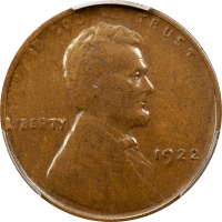 1922 No D Strong Reverse Lincoln Cent (1c) Obverse Image