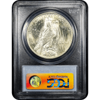 1922 Peace Dollar ($1) Reverse Slab Image