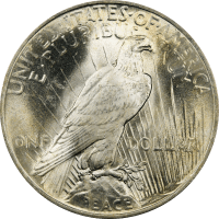 1922 Peace Dollar ($1) Reverse Image