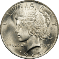1922 Peace Dollar ($1) Obverse Image
